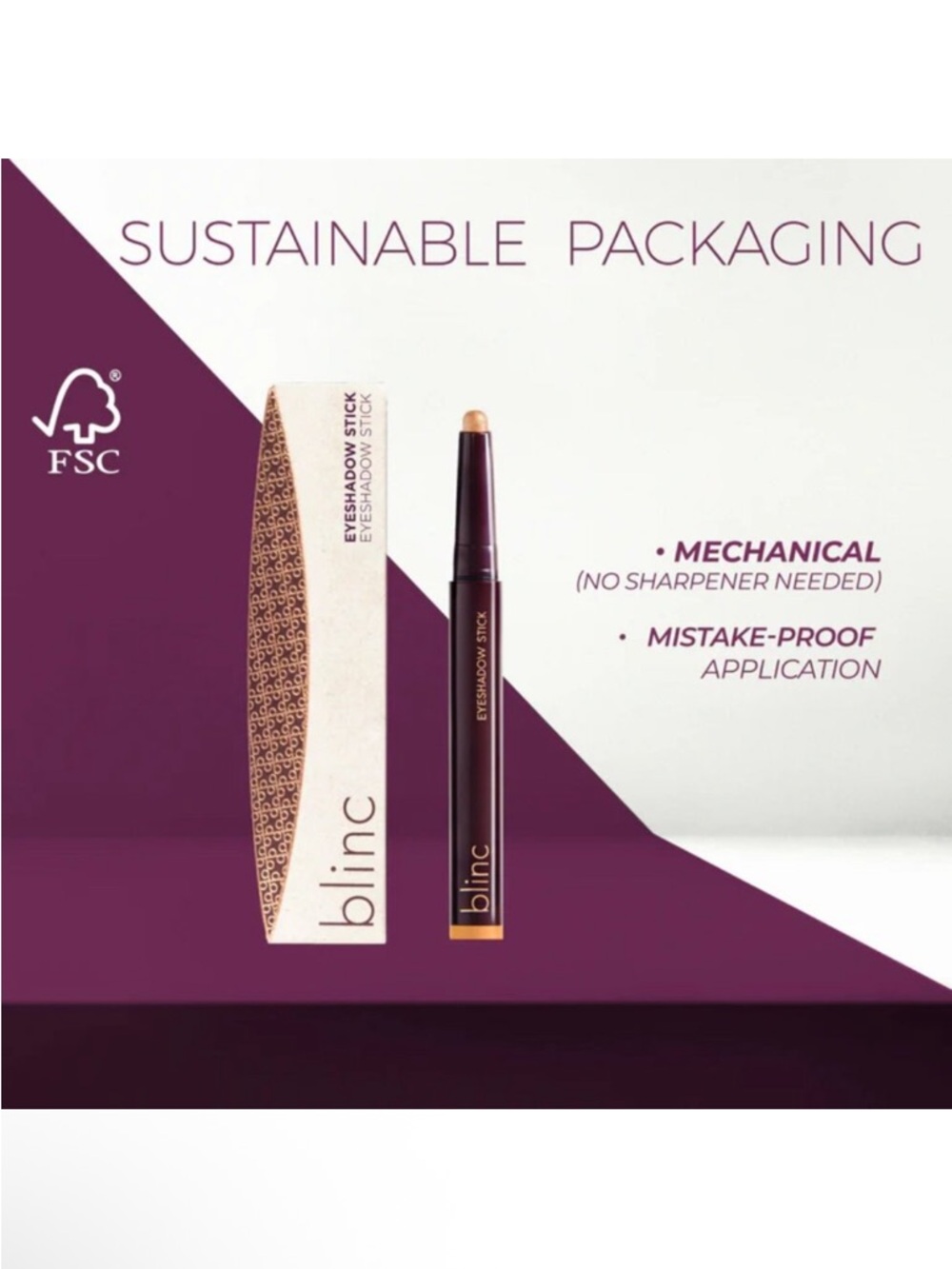 blinc Cream Eyeshadow Stick — Bronze